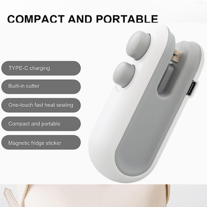 Dobshow® 2-in-1 Mini Heat Sealer -  Seal & Cutter