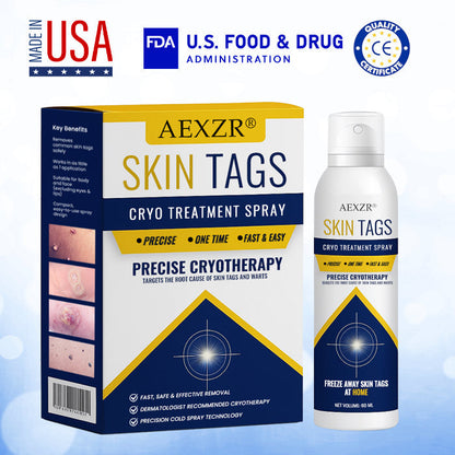 ✨ Painless At-Home Removal | AEXZR® Skin Tag Cryo Treatment Spray
