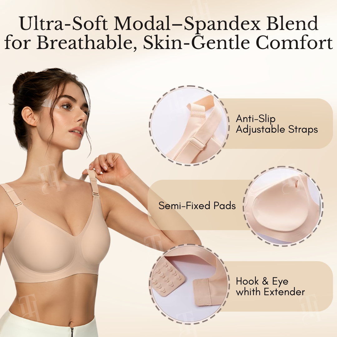 Sfrcord™ Jelly Wireless Everyday Comfortable Bras– Support Without the Pain.
