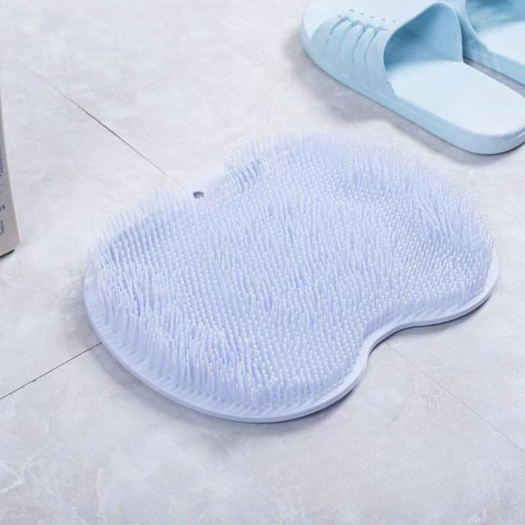 🚿Zentle™ Shower Dual-Use Scrub  Massage Pad: Safe, Stable & Hands-Free.