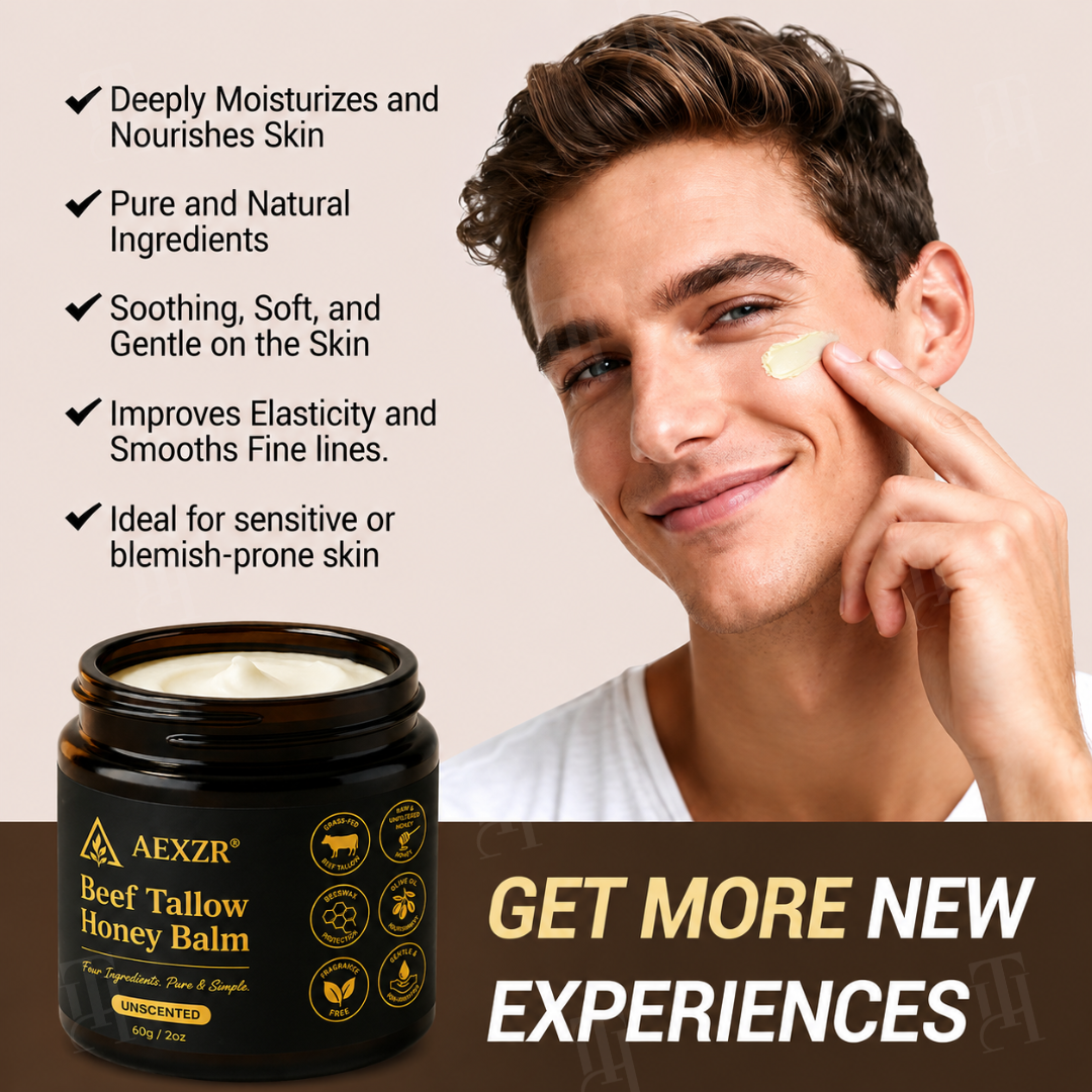 AEXZR® Beef Tallow Honey Balm