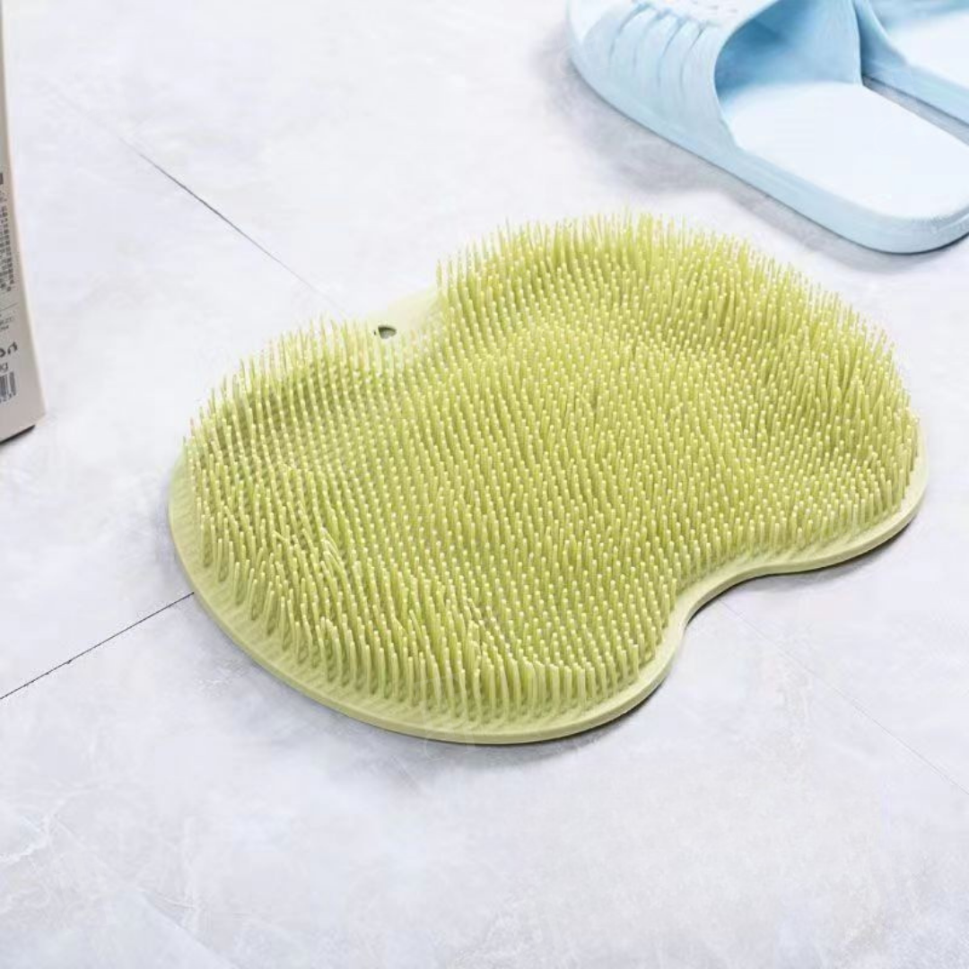 🚿Zentle™ Shower Dual-Use Scrub  Massage Pad: Safe, Stable & Hands-Free.