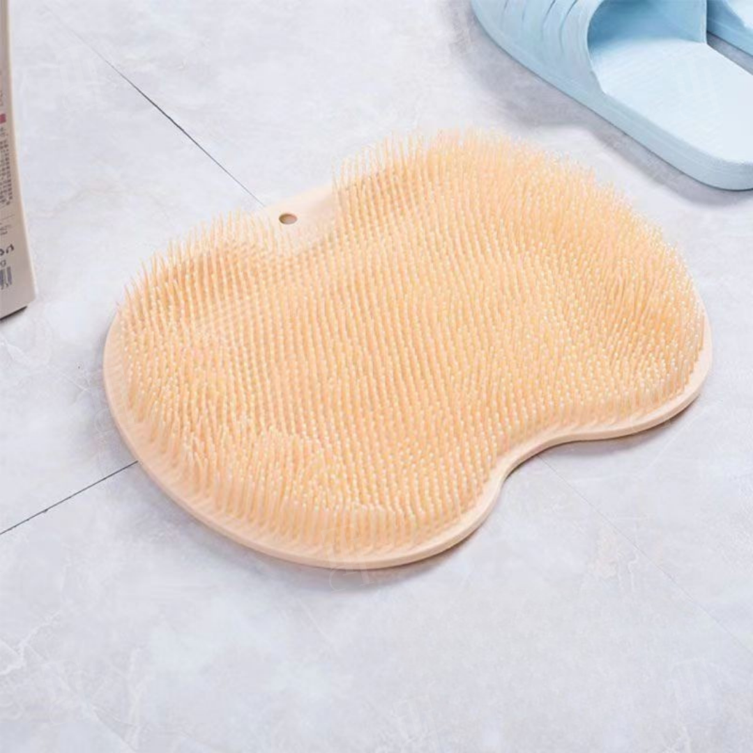 🚿Zentle™ Shower Dual-Use Scrub  Massage Pad: Safe, Stable & Hands-Free.