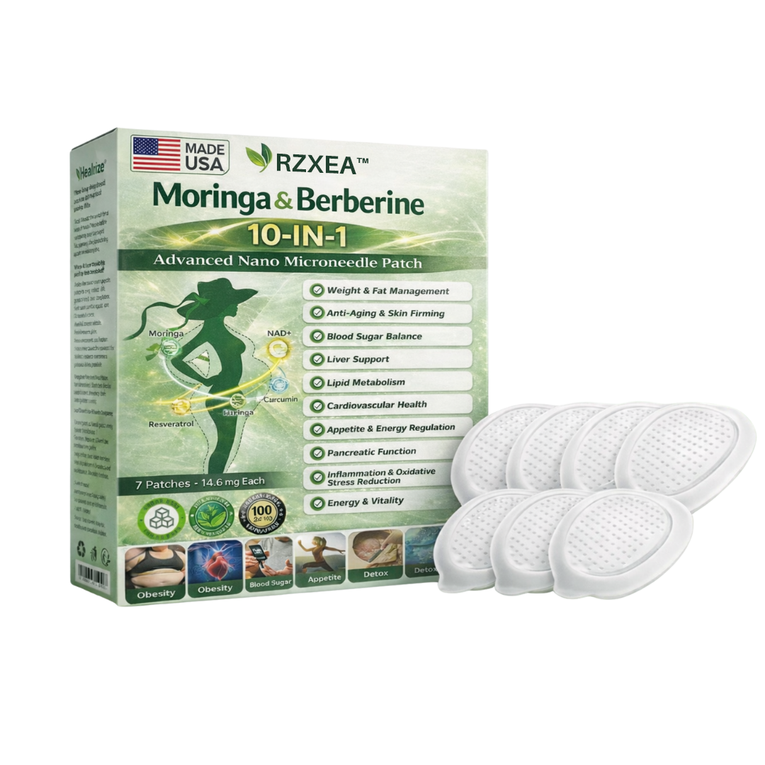 RZXEA™ Moringa & Berberine 10-IN-1 Advanced Nano Microneedle Patch