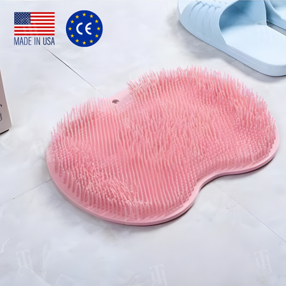 🚿Zentle™ Shower Dual-Use Scrub  Massage Pad: Safe, Stable & Hands-Free.