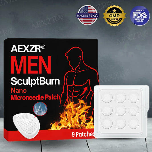AEXZR® Men SculptBurn Nano Microneedle Patch