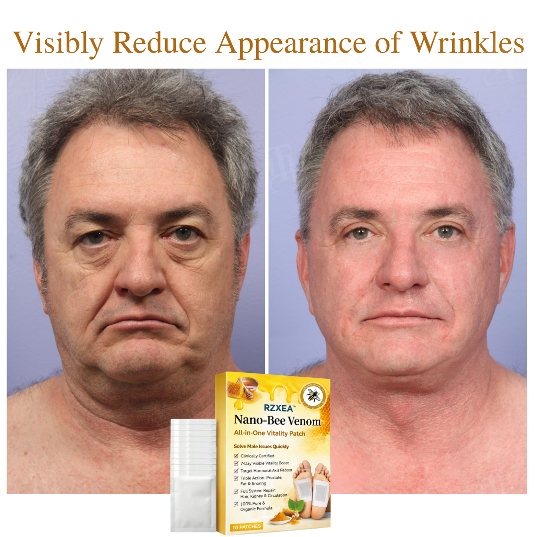🚀 Core Selling Points: Hormonal Axis Reboot: RZXEA™ Nano-Bee Venom All-in-One Vitality Patch