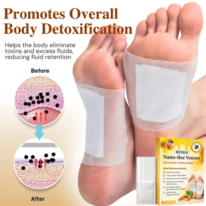 🚀 Core Selling Points: Hormonal Axis Reboot: RZXEA™ Nano-Bee Venom All-in-One Vitality Patch