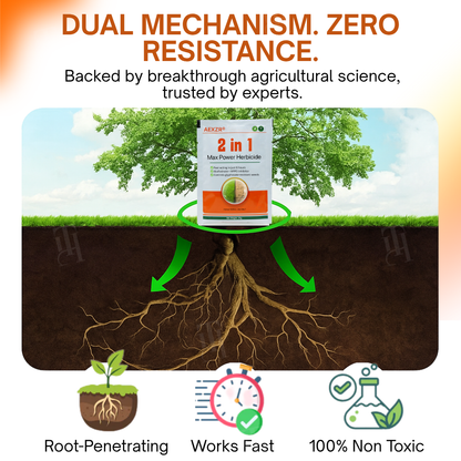 AEXZR® 2-in-1 Max Power Herbicide (100% Glyphosate-Free)