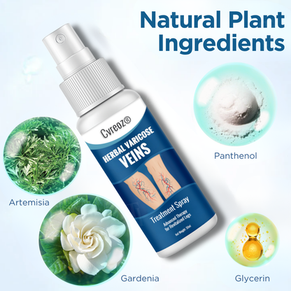 Cvreoz® Herbal Varicose Veins Treatment Spray：48-Hour Light Legs