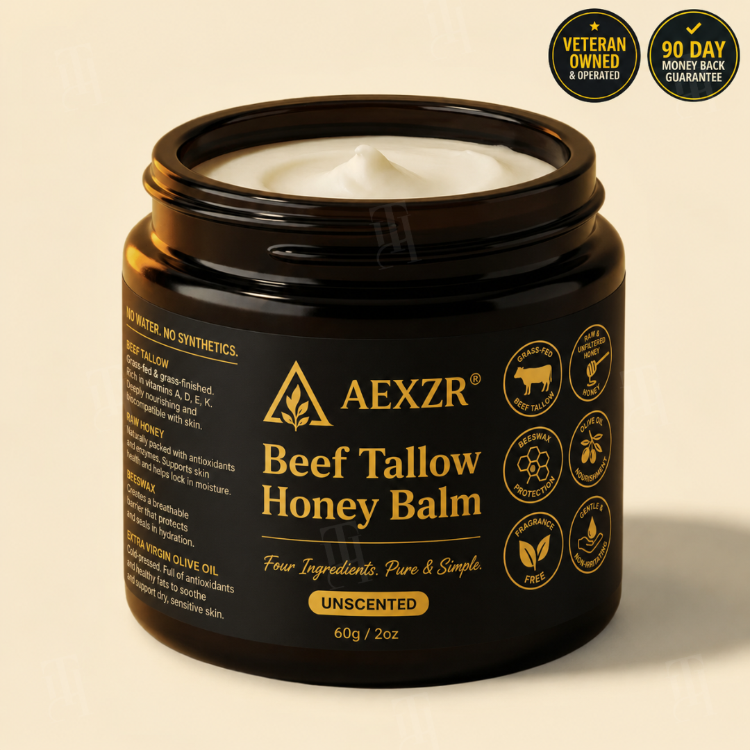 AEXZR® Beef Tallow Honey Balm