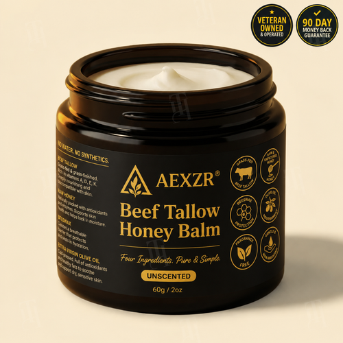 AEXZR® Beef Tallow Honey Balm