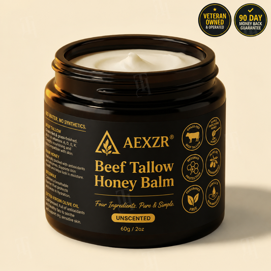 AEXZR® Beef Tallow Honey Balm