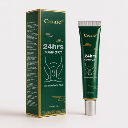 Pain-Free 🍑-Croaie® 24-Hour Comfort Hemorrhoid Gel✨ Micro-Herbal Technology: Stops Itch & Pain Instantly, 97% Reported Relief.