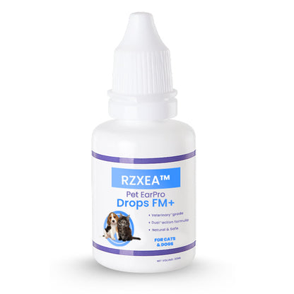 🌟 Official Store |✨ From Smelly & Itchy to Perfectly Clean Ears! RZXEA™ Pet EarPro Drops FM+